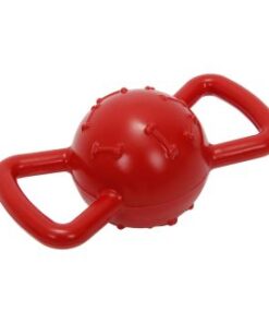 balle avec poignées rouge